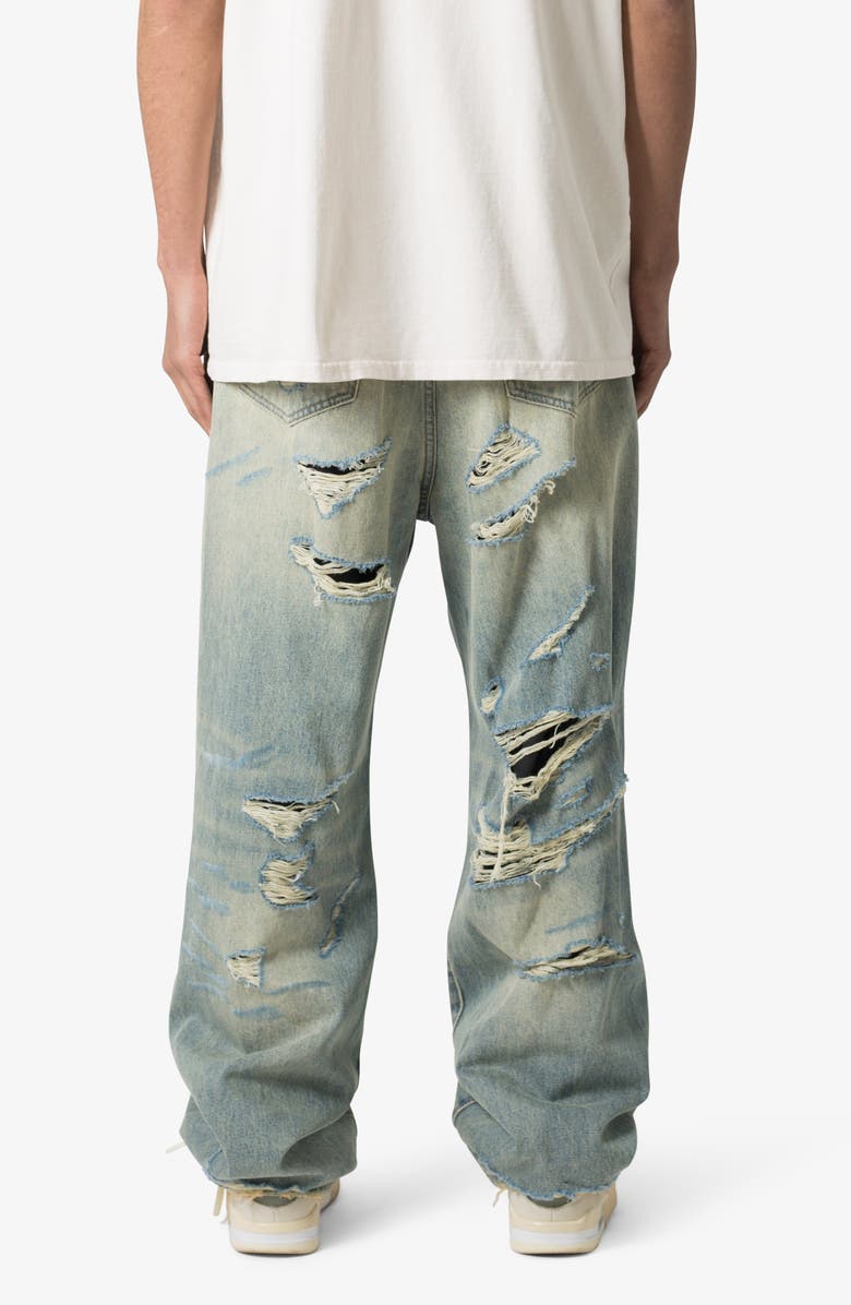 mnml Ripped Ultra Baggy Jeans, Alternate, color, 