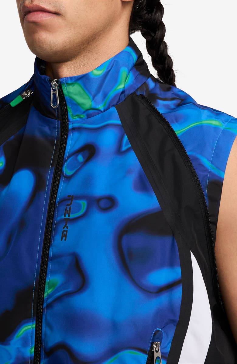 Nike Project F.R.O.G. Repel Convertible Track Jacket, Alternate, color, Hyper Royal/ White/ Green