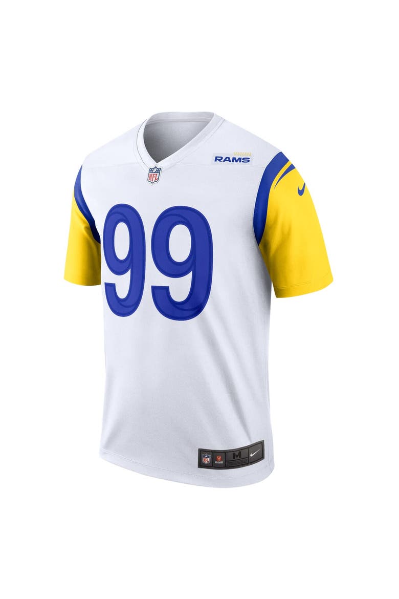 Men's Nike Aaron Donald White Los Angeles Rams Legend Jersey, Alternate, color, White