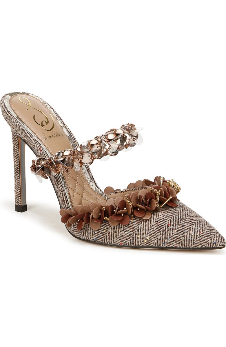 Sam Edelman Athena Pointed Toe Mule, Main, color, Brown Multi