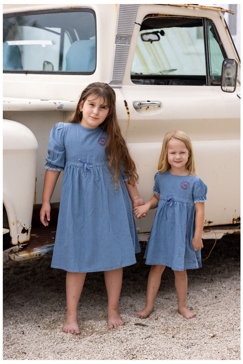 Denim Dress, Alternate, color, Blue