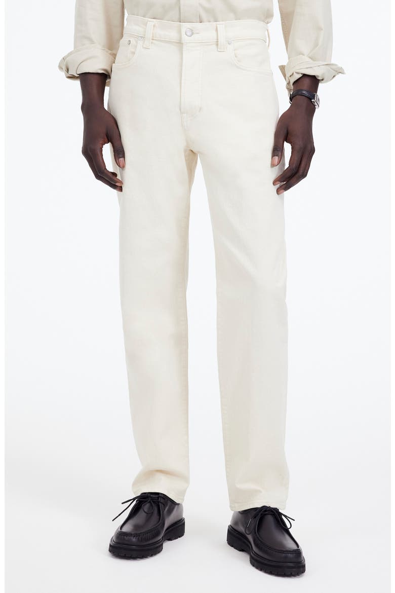 1991 Straight Leg Jeans, Main, color, ECRU WASH
