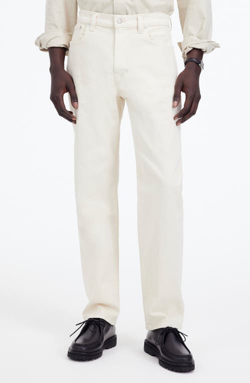 Madewell 1991 Straight Leg Jeans In Ecru Wash
