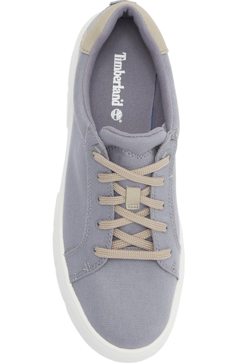 Timberland Laurel Court Low Top Sneaker, Alternate, color, Medium Purple Canvas