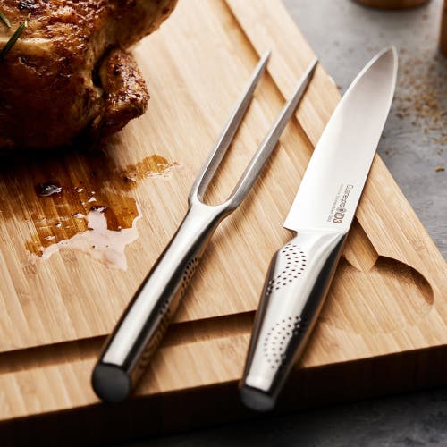 Cuisine::pro Id3 Carving Knife Set In Silver