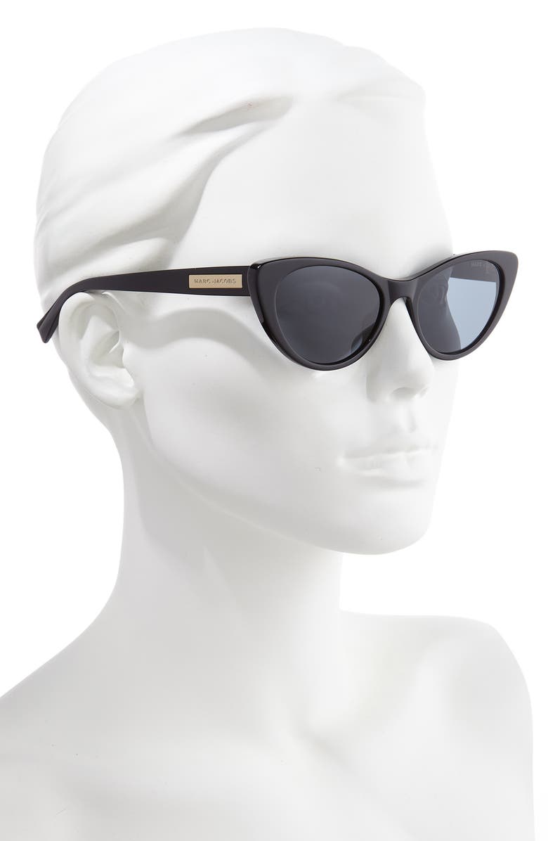 The Marc Jacobs 53mm Cat Eye Sunglasses, Alternate, color,