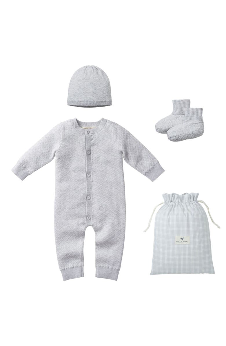 Hope & Henry Baby Jacquard Sweater Gift Set, Main, color, 