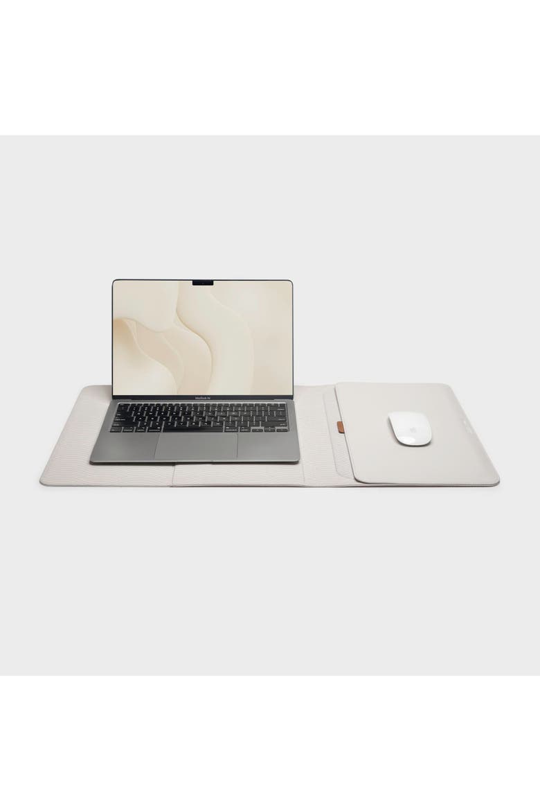 KonMari Hybrid Laptop Sleeve 14", Main, color, Stone