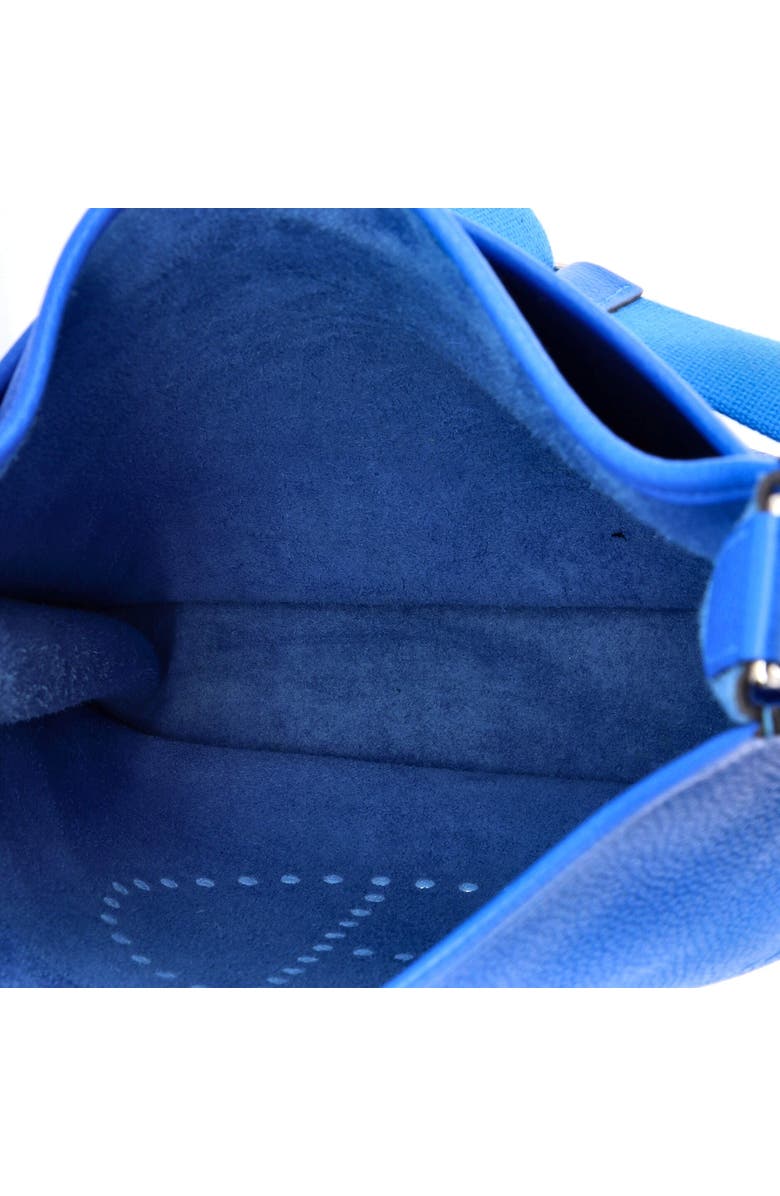 Pre-Owned Hermes Evelyne Bag Gen III Clemence PM, Alternate, color, Bleu Hydra