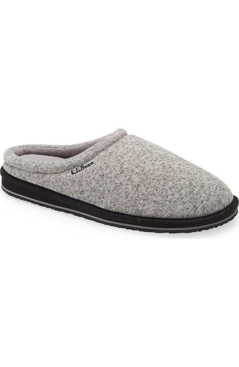 L.L.Bean Sweater Fleece Scuff Slipper, Main, color,