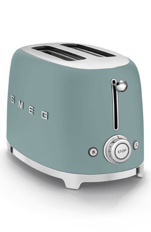 Smeg 50s Retro Style Two-slice Toaster In Blue