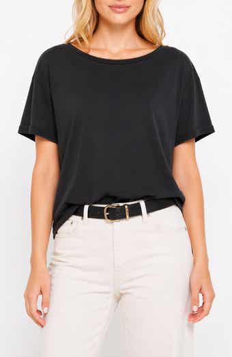 Reversible Lace V-Neck T-Shirt