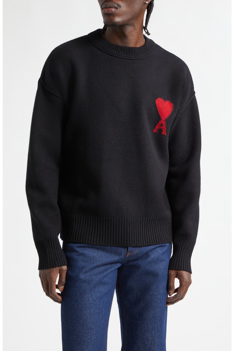 Ami de Coeur Monogram Crewneck Sweater (Men) | Nordstrom