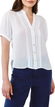 Bella Dahl Short Sleeve Pintuck Shirt