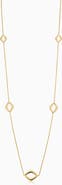 Oradina 14K Gold Dream Link Station Necklace
