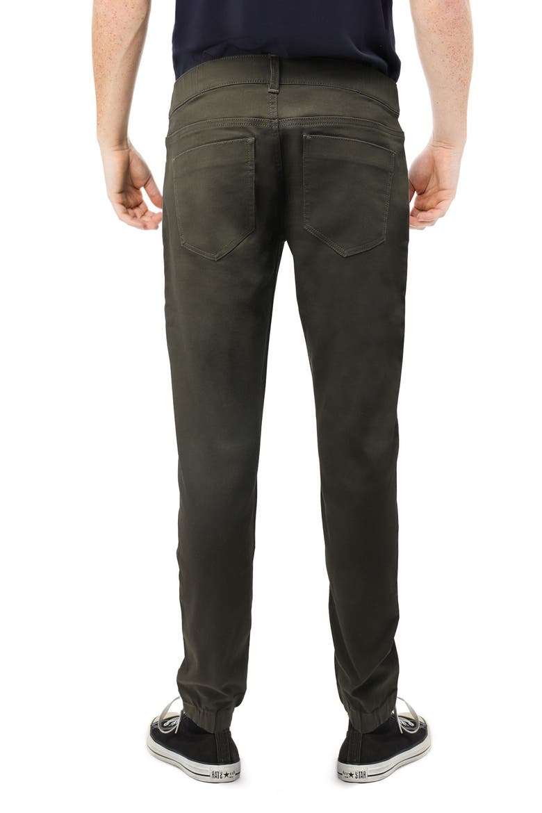Slim Fit Jogger Jeans, Alternate, color, OLIVE