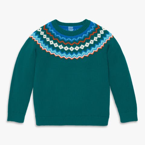 Kids Fair Isle Sweater (Toddler, Little Kid, Big Kid)