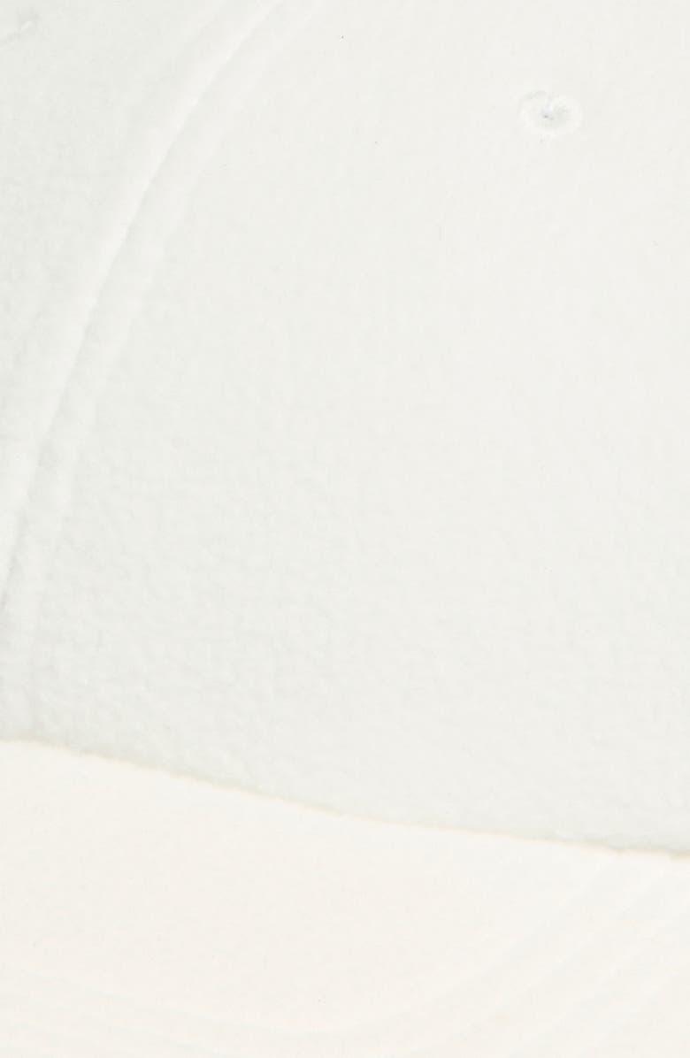 Zella Faux Shearling Baseball Hat, Alternate, color, Ivory Egret