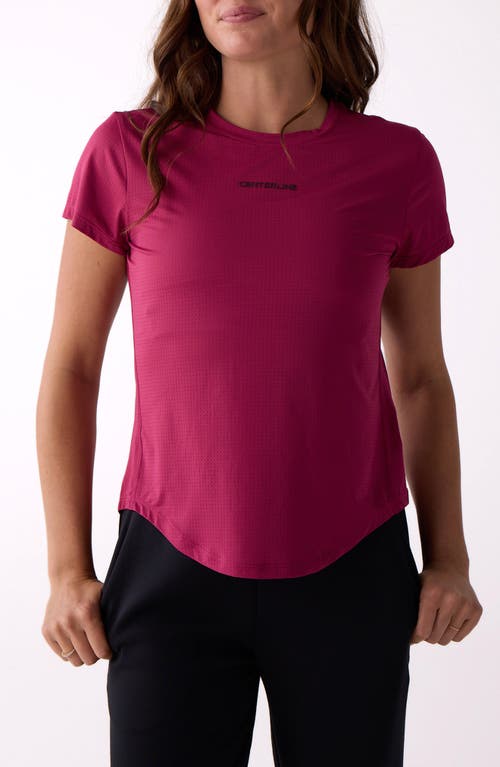 Centerline Athletics Tee In Burgundy
