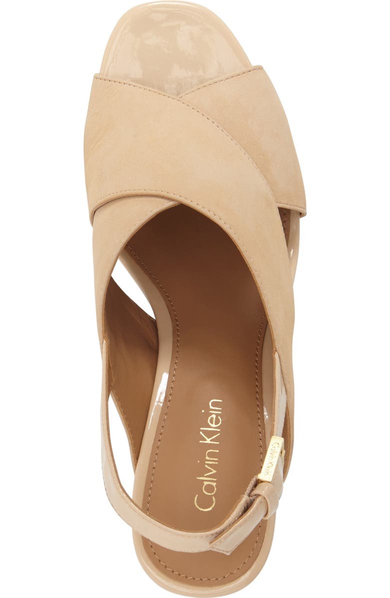 Calvin Klein 'Cindya' Slingback Sandal, Alternate, color,