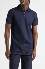 Ralph Lauren Purple Label Embroidered Logo Cotton Piqué Polo