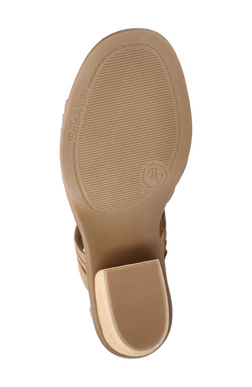 Bella Vita Quinnell Ankle Strap Sandal In Neutral