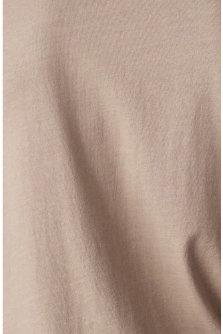 Normal Short Sleeve Cotton Jersey Button-Up Shirt, Alternate, color, PUMICE