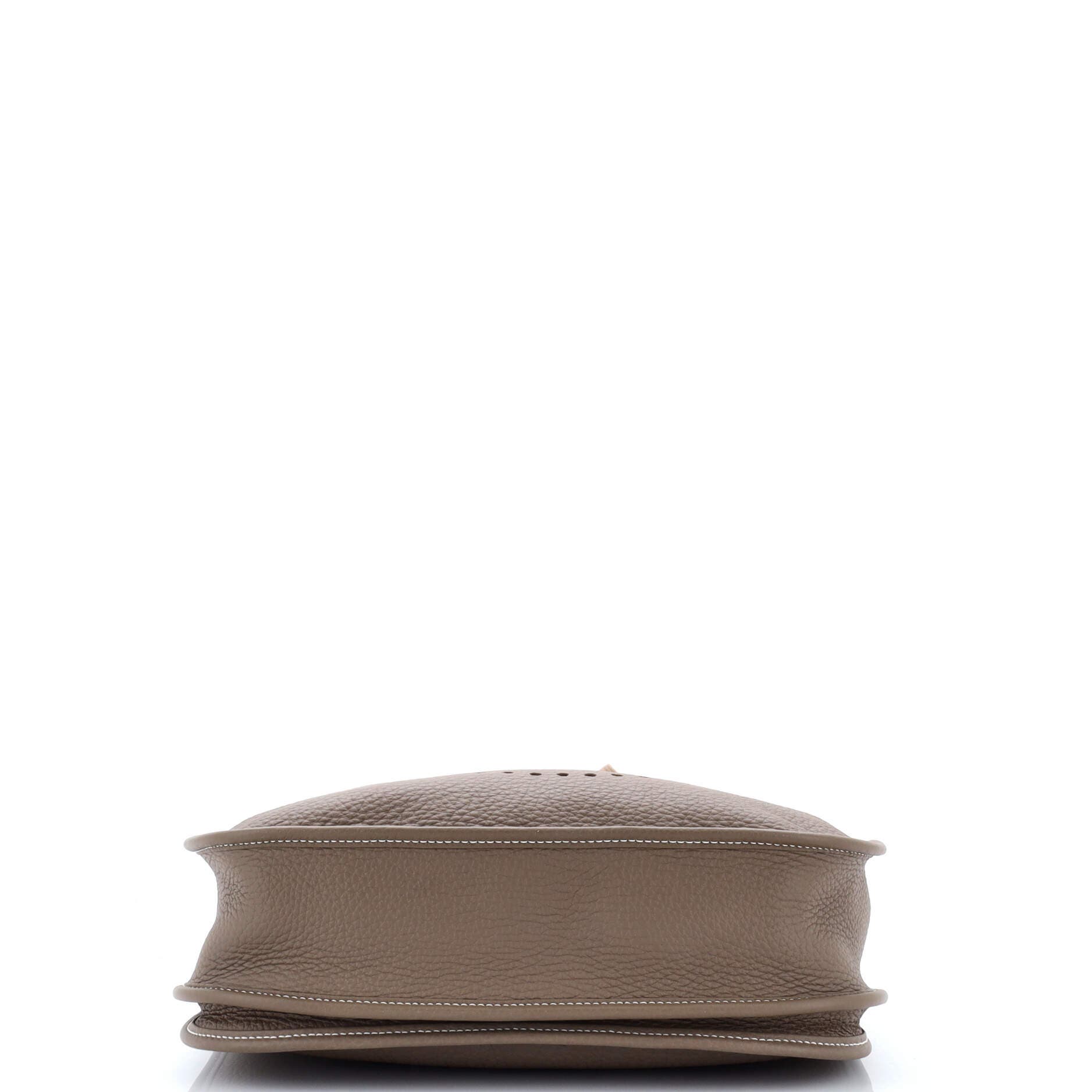 Pre-Owned Hermes Evelyne Bag Gen III Clemence PM, Alternate, color, Etoupe