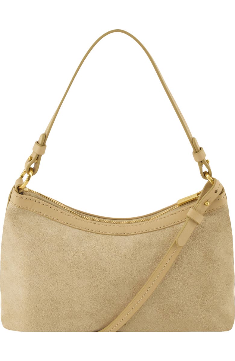 Vince Ava Suede Convertible Crossbody Bag, Alternate, color, Maiz