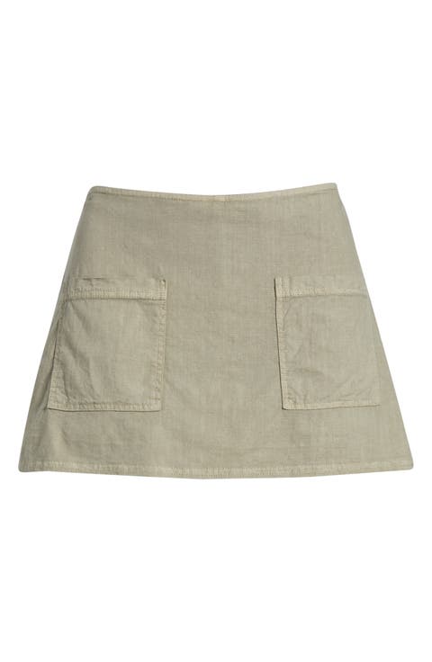 Dariah Linen Blend Skort