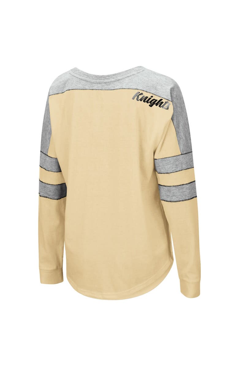 COLOSSEUM Women's Colosseum UCF Knights Gold Trey Dolman Long Sleeve T-Shirt, Alternate, color, 