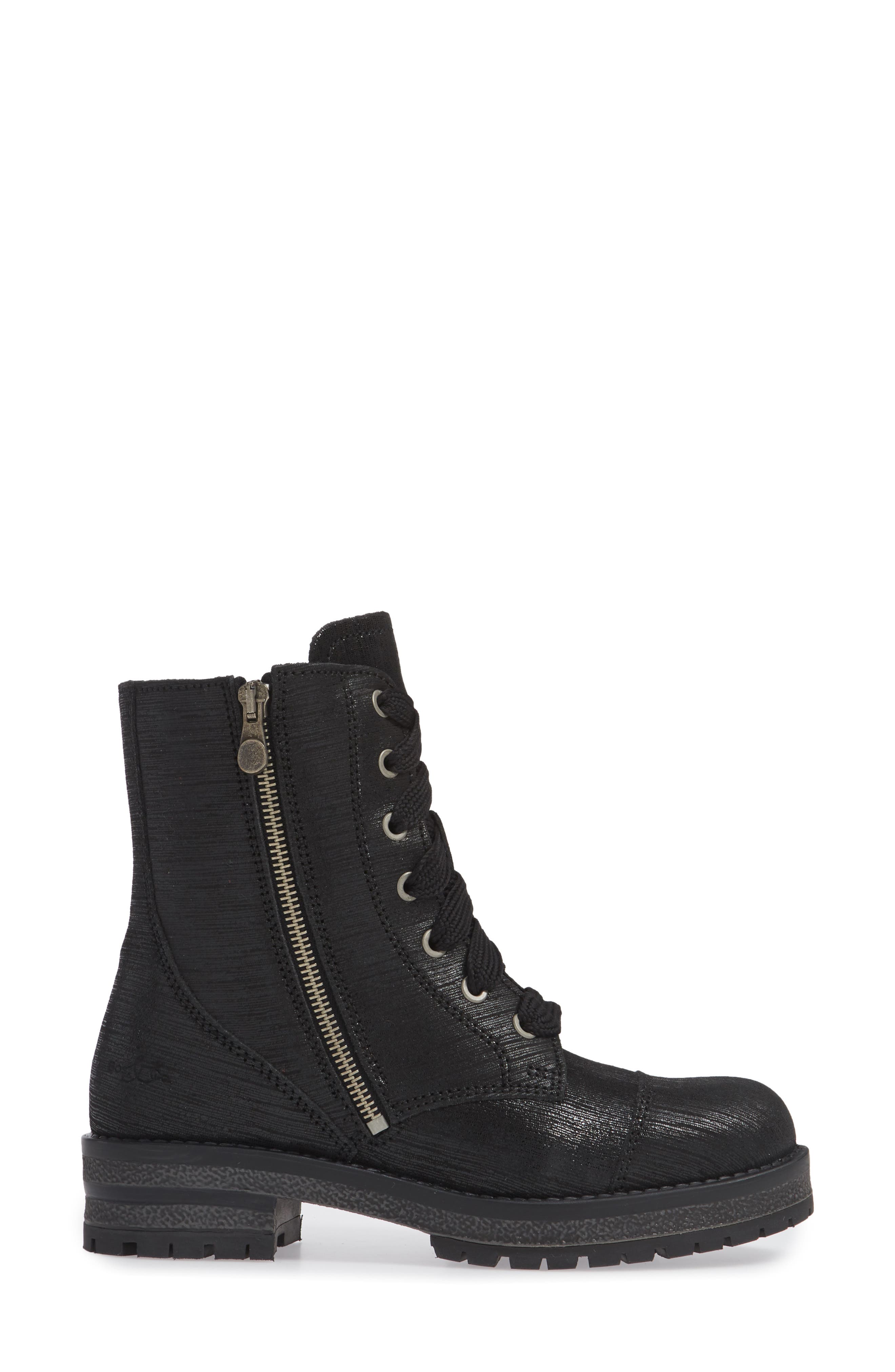 Bos. & Co. Paulie Waterproof Lace-Up Bootie, Alternate, color, 