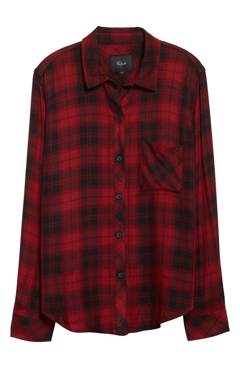 Rails Hunter Plaid Button-Up Shirt, Alternate, color, 