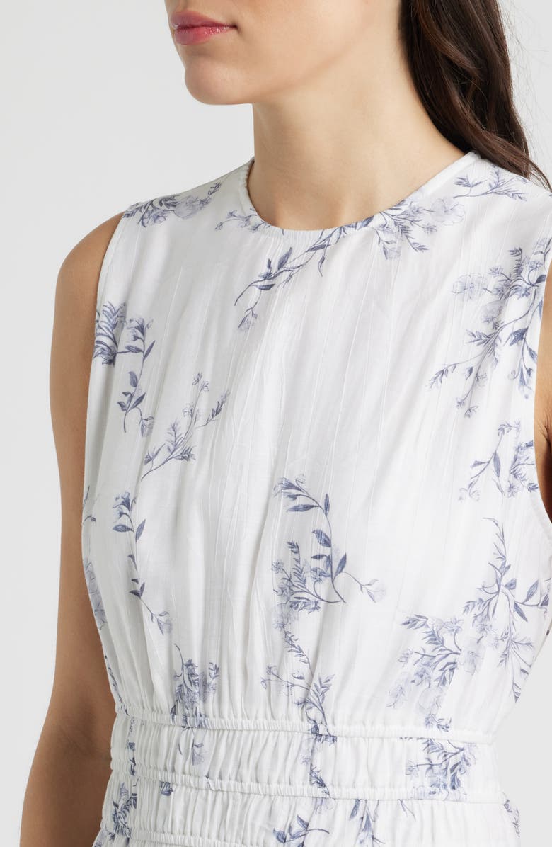 Cloth & Stone Floral Print Sleeveless Maxi Dress, Alternate, color, Blue Opal Floral