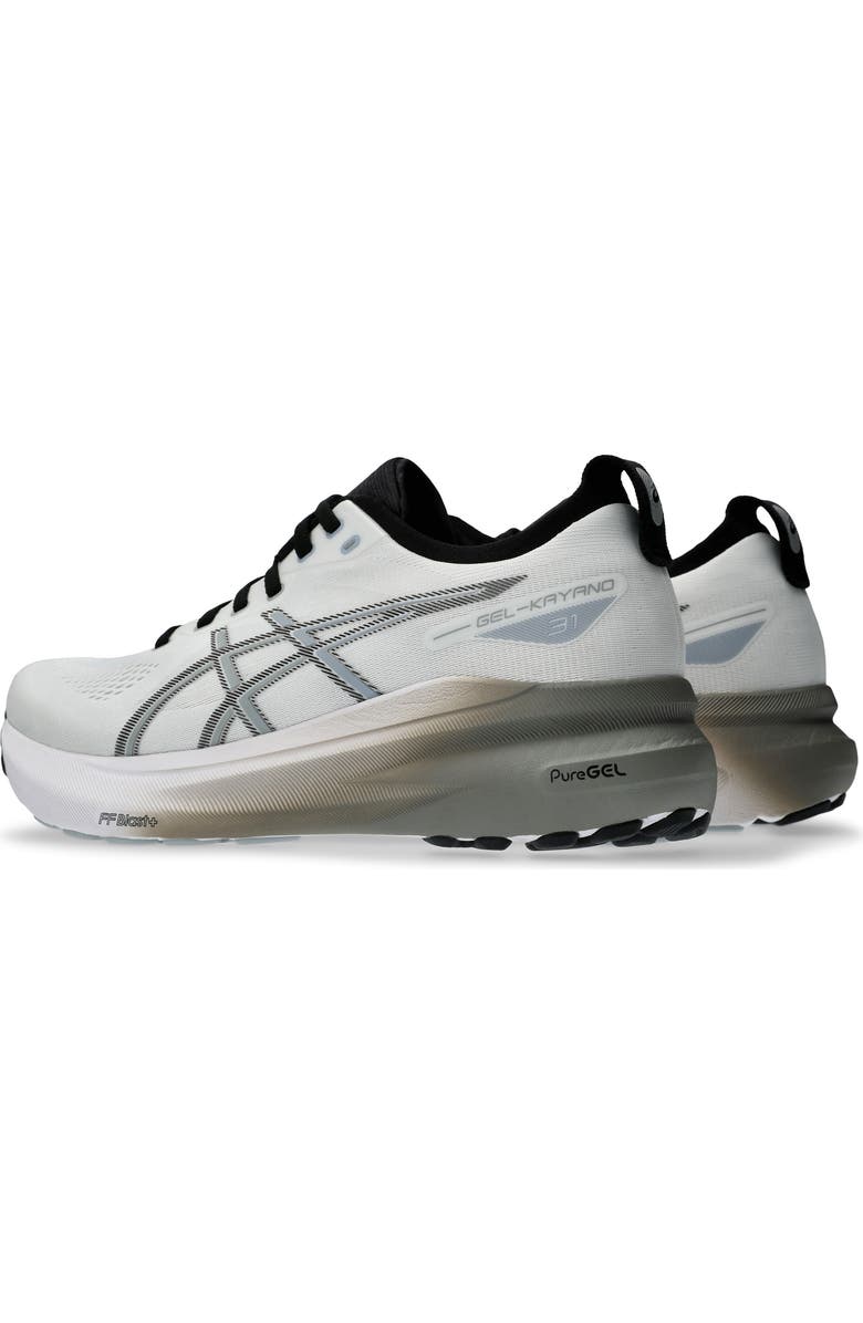 ASICS<sup>®</sup> GEL-KAYANO<sup>®</sup> 31 Running Shoe, Alternate, color, White/ Piedmont Grey