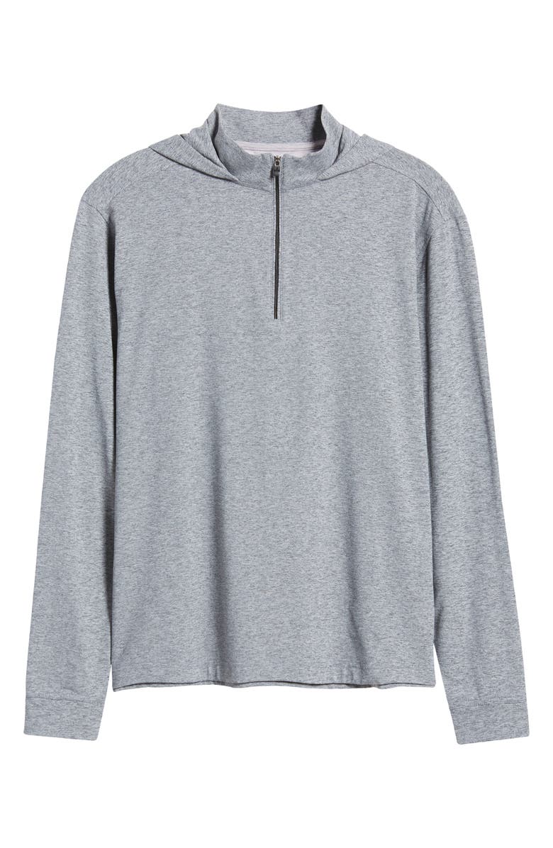 johnnie-O Slaton Quarter Zip Performance Hoodie, Alternate, color, 