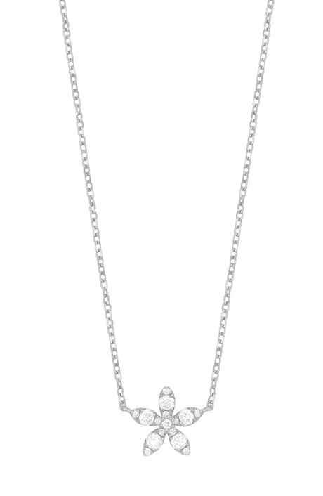 Bony Levy Mika Diamond Flower Pendant Necklace