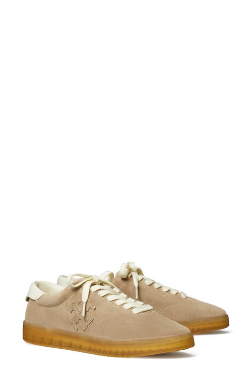 Tory Burch Phoenix Suede Sneakers In Brown