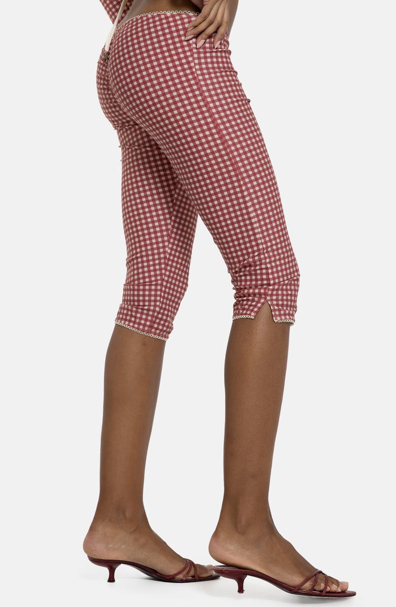 JADED LONDON Beach Capri Pants, Alternate, color, Red