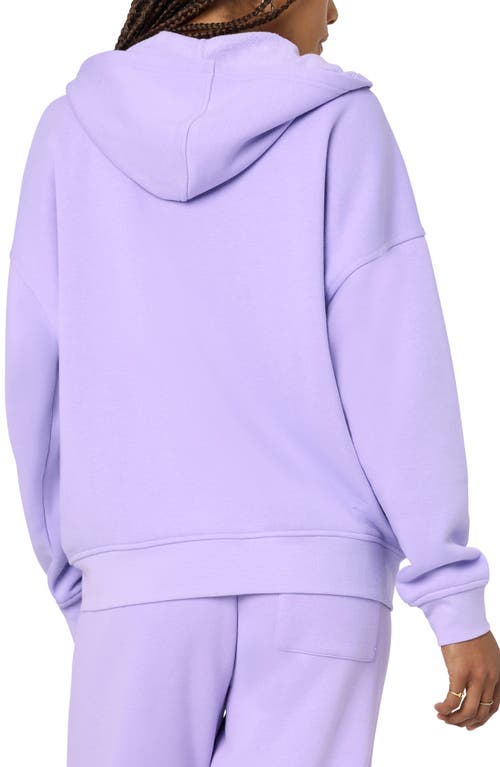 Florence By Mills Cozy Crush Oversize Zip Hoodie In Millie Lavender