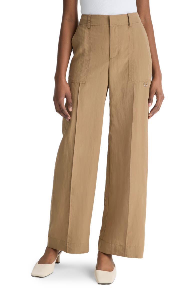 Utility Straight Leg Pants, Main, color, TAUPE WOOD