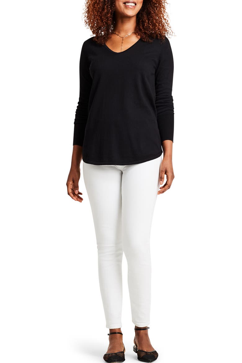 Vital V-Neck Sweater, Alternate, color, BLACK ONYX