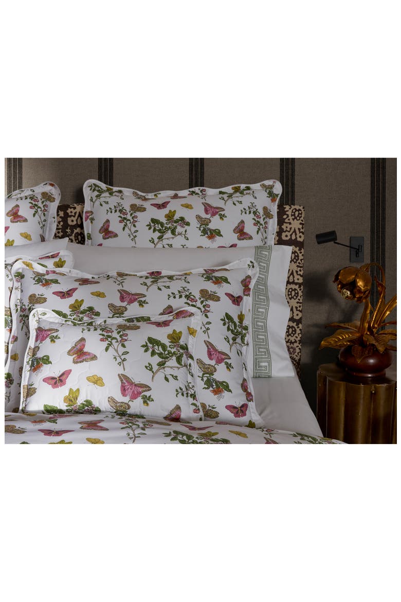 Baudin Butterfly 500 Thread Count Quilt, Alternate, color, BAUDIN BUTTERFLY PINK