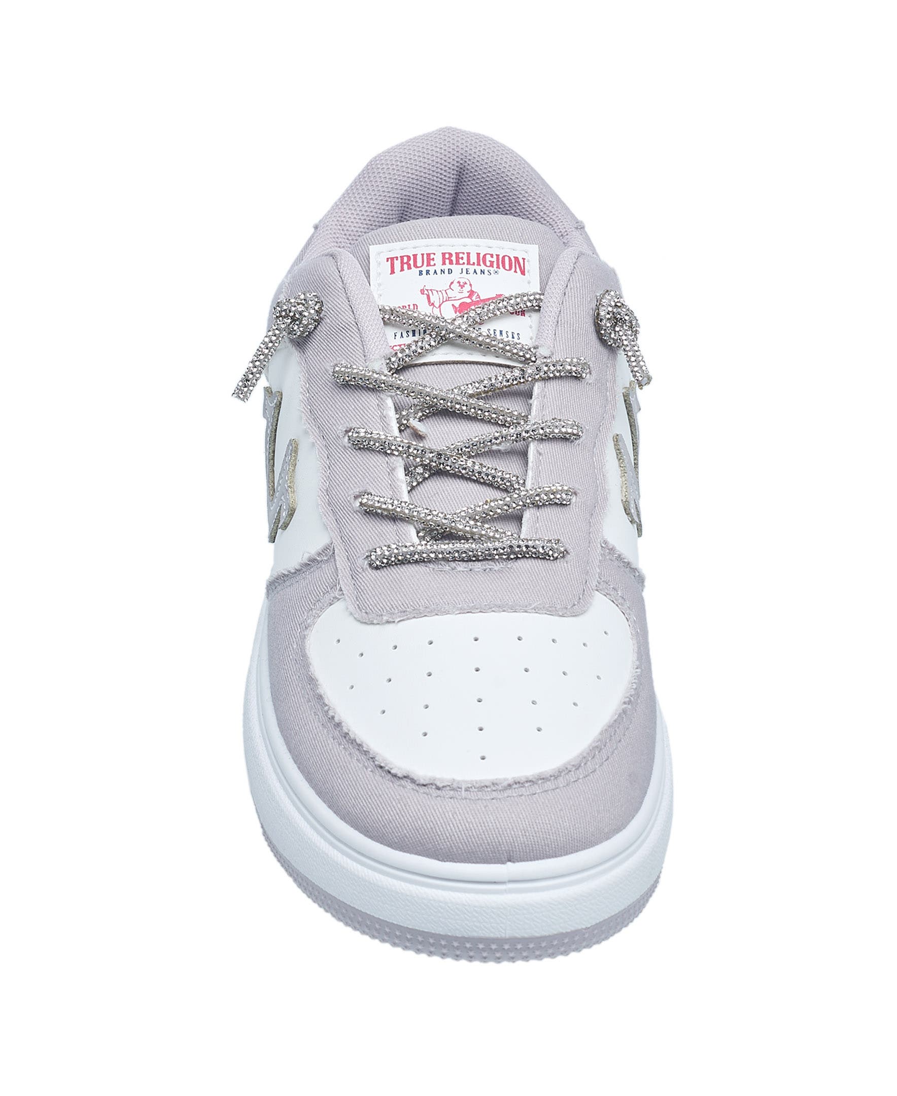 True Religion Ladies Allison Logo Sneaker, Alternate, color, Light Grey