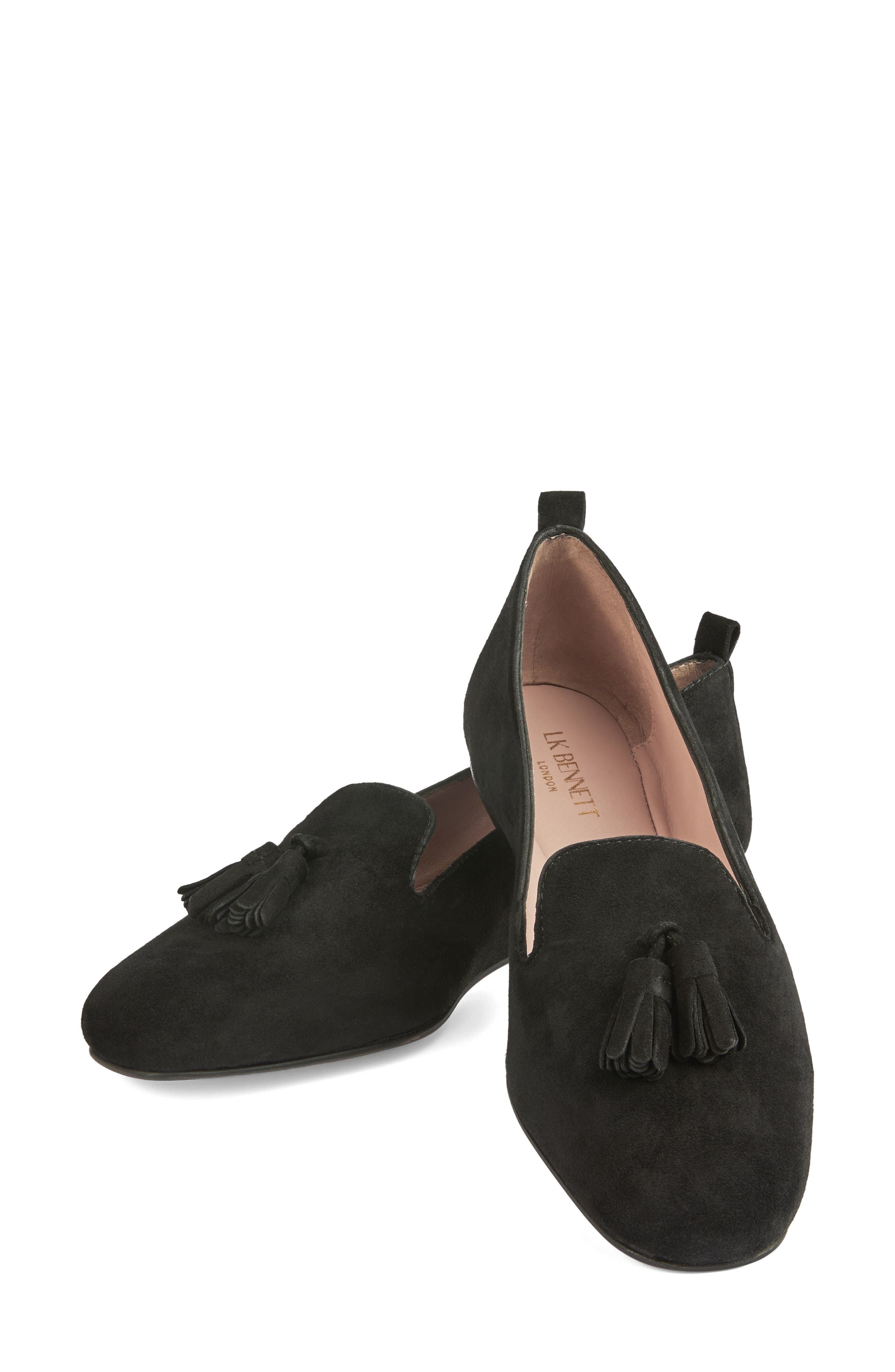 LK Bennett Jessie Tassel Flat, Alternate, color, 