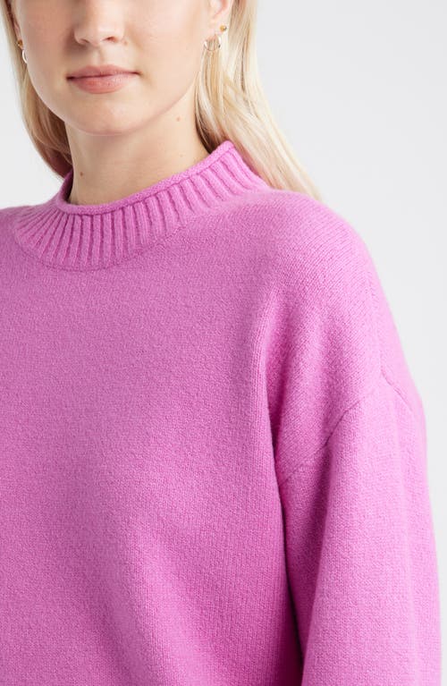 Bp. Everyday Easy Cotton Blend Sweater In Purple