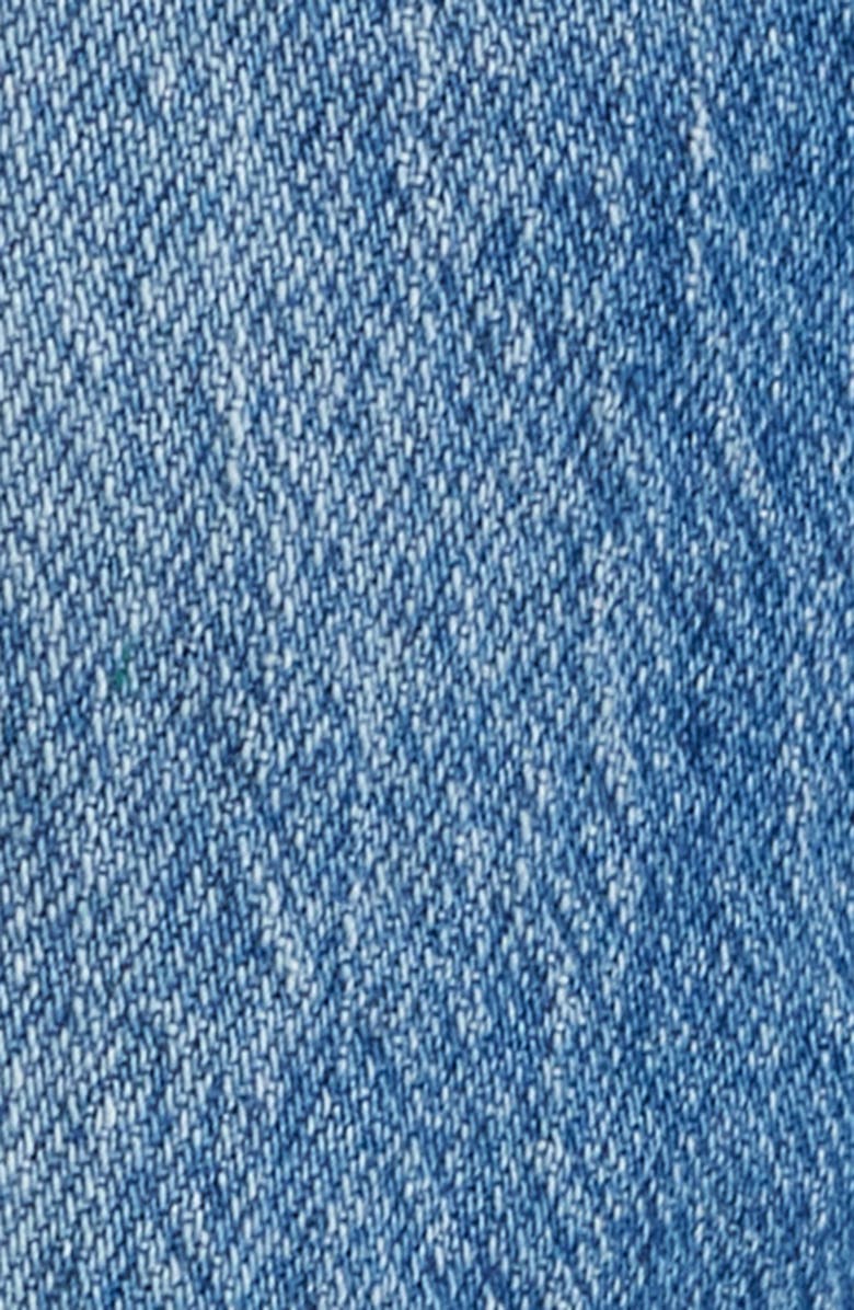 YMI Bella Triple Button Low Rise Wide Leg Jeans, Alternate, color, Medium Blue