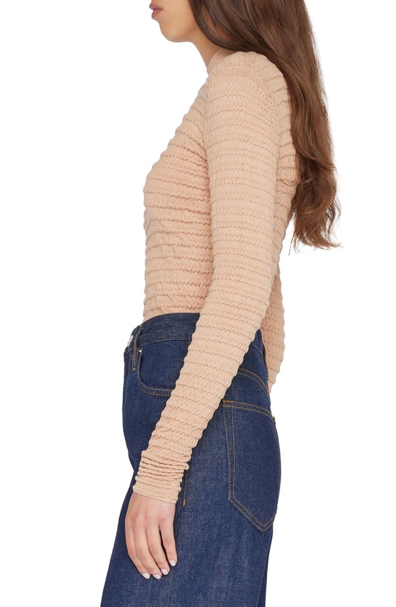 FRAME Silk & Cotton Blend Sweater, Alternate, color, Blush