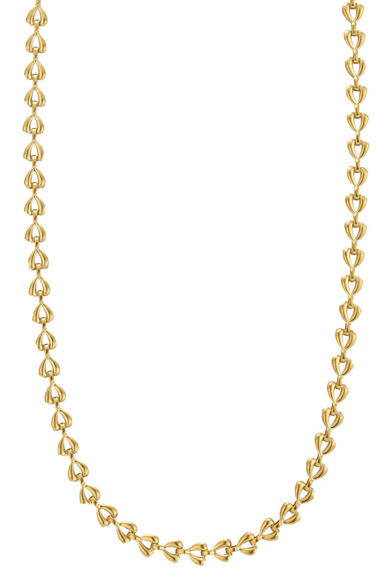 Heart Chain Necklace, Main, color, GOLD