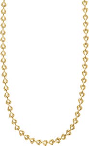 Adornia Heart Chain Necklace
